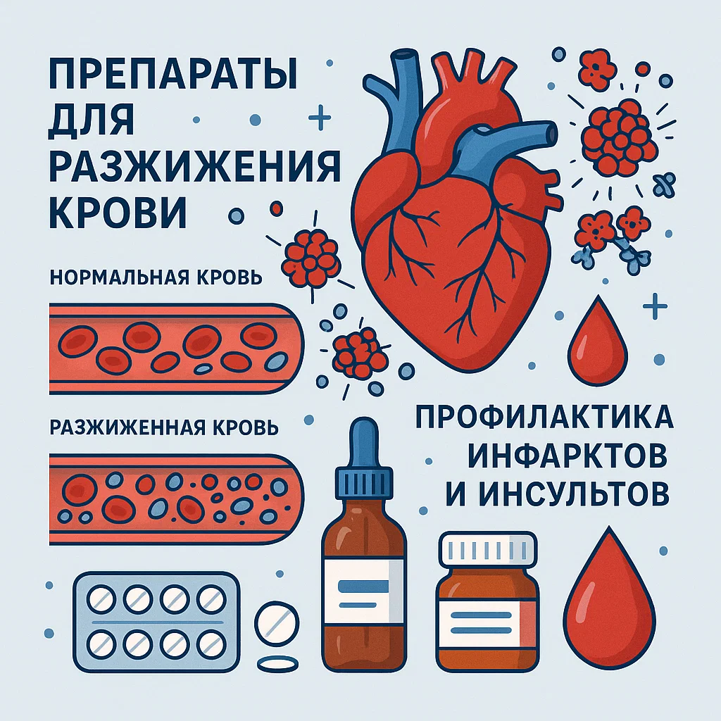 Лекарства для «разжижения» крови: частые вопросы кардиологу